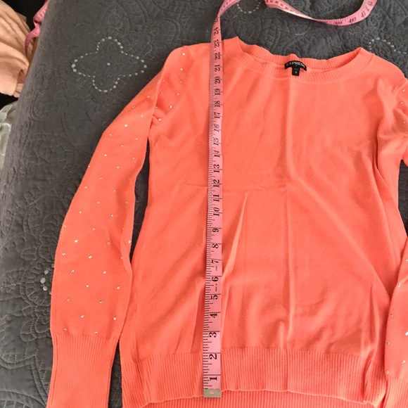 Pink Coral sparkle studded sleeves - Picture 5 of 8